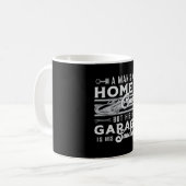 Auto Mechanica Motor Grappig geschenk idee Koffiemok (Voorkant links)