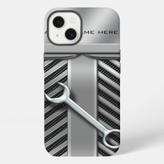 Auto Mechanica Persoonlijk iPhone Hoesje (Achterkant)