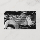 Auto mechanisch gereedschap uniek ontworpen visitekaartje (Voorkant)