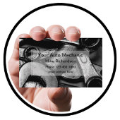 Auto mechanisch gereedschap uniek ontworpen visitekaartje