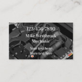 Auto-mechanisch tandwiel met dubbele kant visitekaartje (Achterkant)