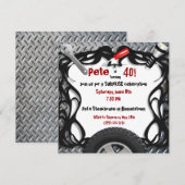 Auto-mechanische Aangepaste Verbruiddagen Uitnodig Kaart (Voorkant / Achterkant)