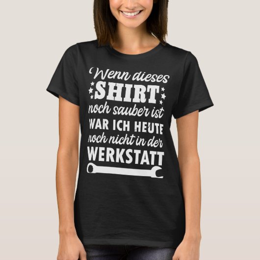 Auto Mechanische Auto Mechanische Workshop T-shirt (Voorkant)