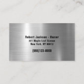 Auto Mechanische automatische reparatie Visitekaartje (Achterkant)