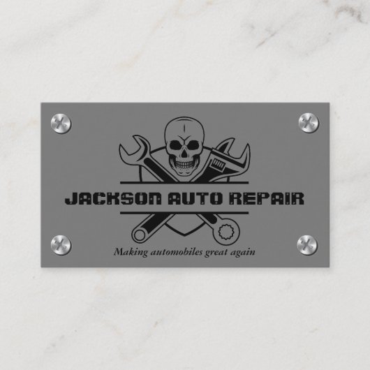 Auto Mechanische automatische reparatie Visitekaartje (Voorkant)