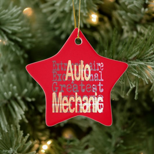 Auto-mechanische extraordinaire keramisch ornament (Boom)