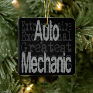 Auto-mechanische extraordinaire keramisch ornament