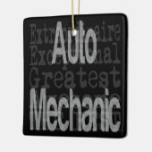 Auto-mechanische extraordinaire keramisch ornament (Links)