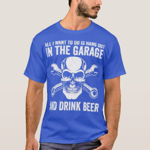 Auto Mechanische Funny Garage Fix-auto's T-shirt