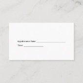 Auto Mechanische Garage Professionele Zaken Visitekaartje (Achterkant)