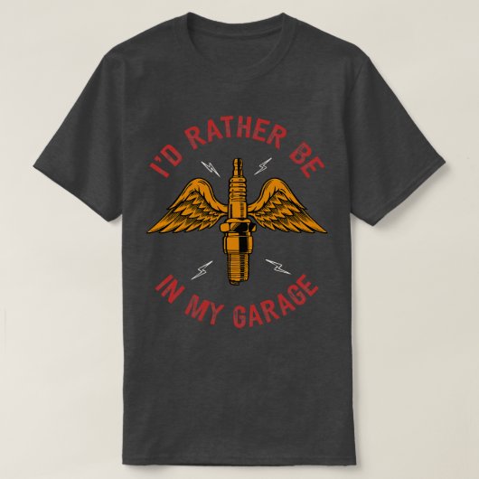 Auto Mechanische Garage Reparatie T-shirt (Design voorkant)