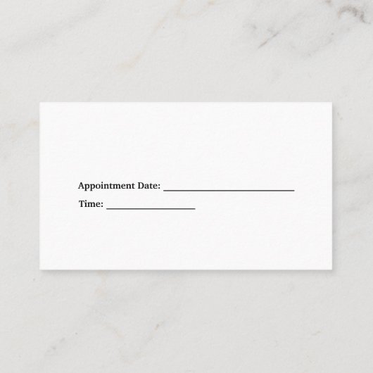 Auto Mechanische Garage Star Professionele Bedrijf Visitekaartje (Achterkant)