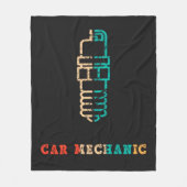 Auto Mechanische Ignite | Mechanische mandje Fleece Deken (Voorkant)