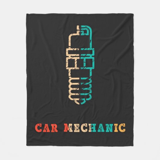 Auto Mechanische Ignite | Mechanische mandje Fleece Deken (Voorkant)