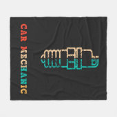 Auto Mechanische Ignite | Mechanische mandje Fleece Deken (Voorkant (Horizontaal))