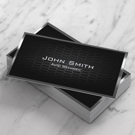 Auto Mechanische metaal-omlijste professionele aut Visitekaartje
