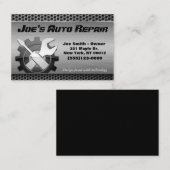 Auto-mechanische-motorreparatieservice Visitekaartje (Voorkant / Achterkant)