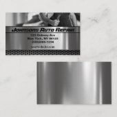 Auto-mechanische reparatieservice Visitekaartje (Voorkant / Achterkant)