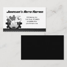 Auto-mechanische reparatieservice Visitekaartje