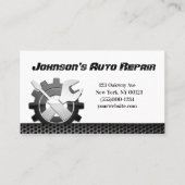 Auto-mechanische reparatieservice Visitekaartje (Voorkant)