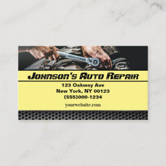 Auto-mechanische reparatieservice Visitekaartje