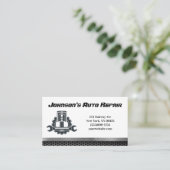 Auto-mechanische reparatieservice Visitekaartje (Staand voorkant)