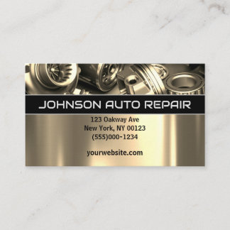 Auto-mechanische reparatieservice Visitekaartje