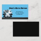 Auto-mechanische reparatieservice Visitekaartje (Voorkant / Achterkant)