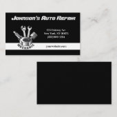 Auto-mechanische reparatieservice Visitekaartje (Voorkant / Achterkant)