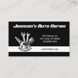 Auto-mechanische reparatieservice Visitekaartje