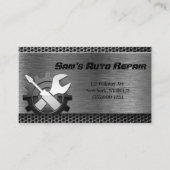 Auto-mechanische reparatieservice voor auto visitekaartje (Voorkant)