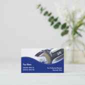 Auto-Mechanische schoolklassen Visitekaartje (Staand voorkant)