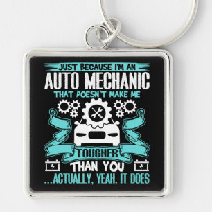Auto Mechanische T-Shirt Sleutelhanger