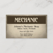 Auto Mechanische Visitekaartje (Voorkant)