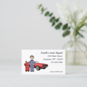 Auto Mechanische Visitekaartje (Staand voorkant)