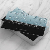 Auto met automatische informatie over professionel visitekaartje