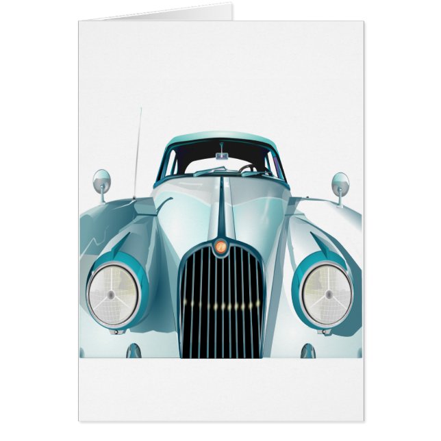  auto met oldtimer (Voorkant)