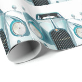 auto met oldtimer cadeaupapier (Rol Hoek)
