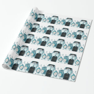 auto met oldtimer vintage cadeaupapier
