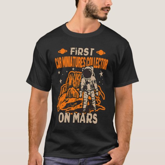 Auto Miniaturen Astronaut T-shirt (Voorkant)