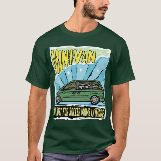Auto: Minivan niet alleen voor voetbalwedstrijden T-shirt (Voorkant)