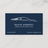 Auto Mobile Car-Visitekaartje met details Visitekaartje (Voorkant)