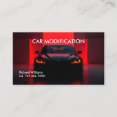 Auto Modificatie Auto Aangepaste QR Visitekaartje (Voorkant)