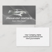 Auto moersleutel Logo | Mechanisch Visitekaartje (Voorkant / Achterkant)