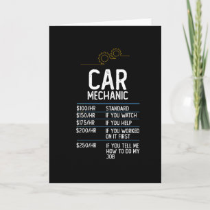 auto monteur reparatie garage grappig cadeau cadea kaart