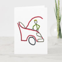 Auto monteur Stickman