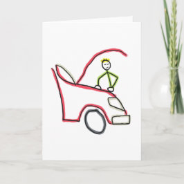 Auto monteur Stickman Kaart