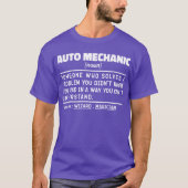Auto monteur zelfstandig naamwoord definitie repar t-shirt (Voorkant)