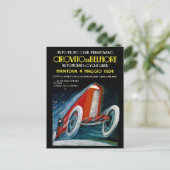 Auto Moto Club Mantovano Retro 1924 Briefkaart (Staand voorkant)