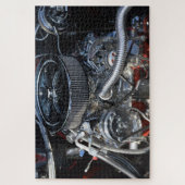 auto - motor 10 puzzel legpuzzel (Verticaal)